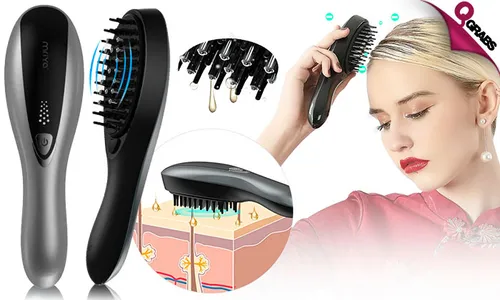 Vibrating Liquid Dispensing Hair Comb!
